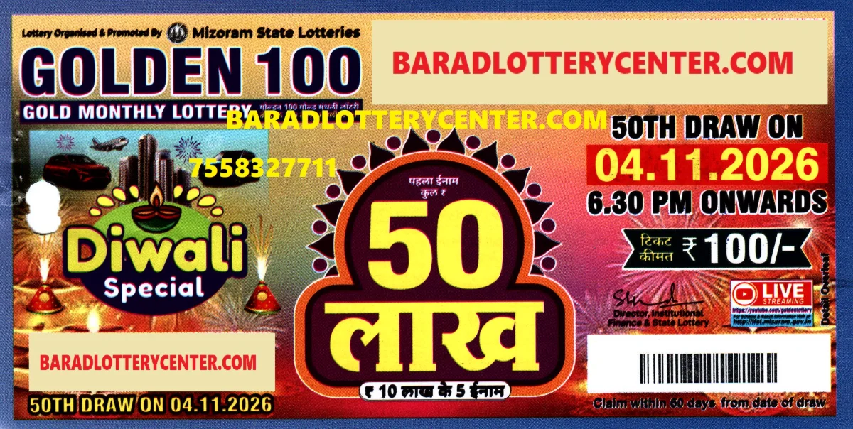 Golden 100 Gold Monthly Lottery