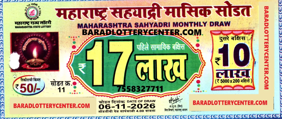 Maharashtra Sahyadri Monthly Draw